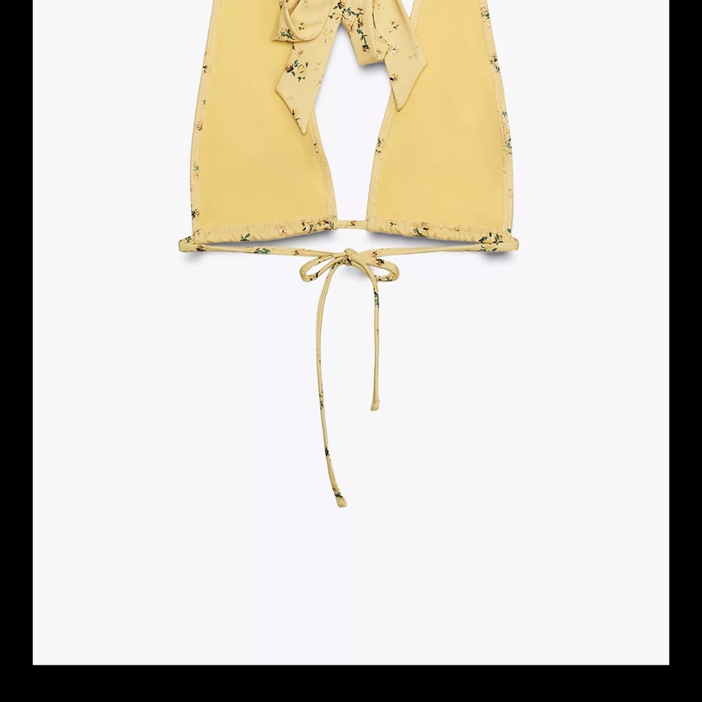 Zara Floral Yellow Bikini Set - Picture 3 of 6